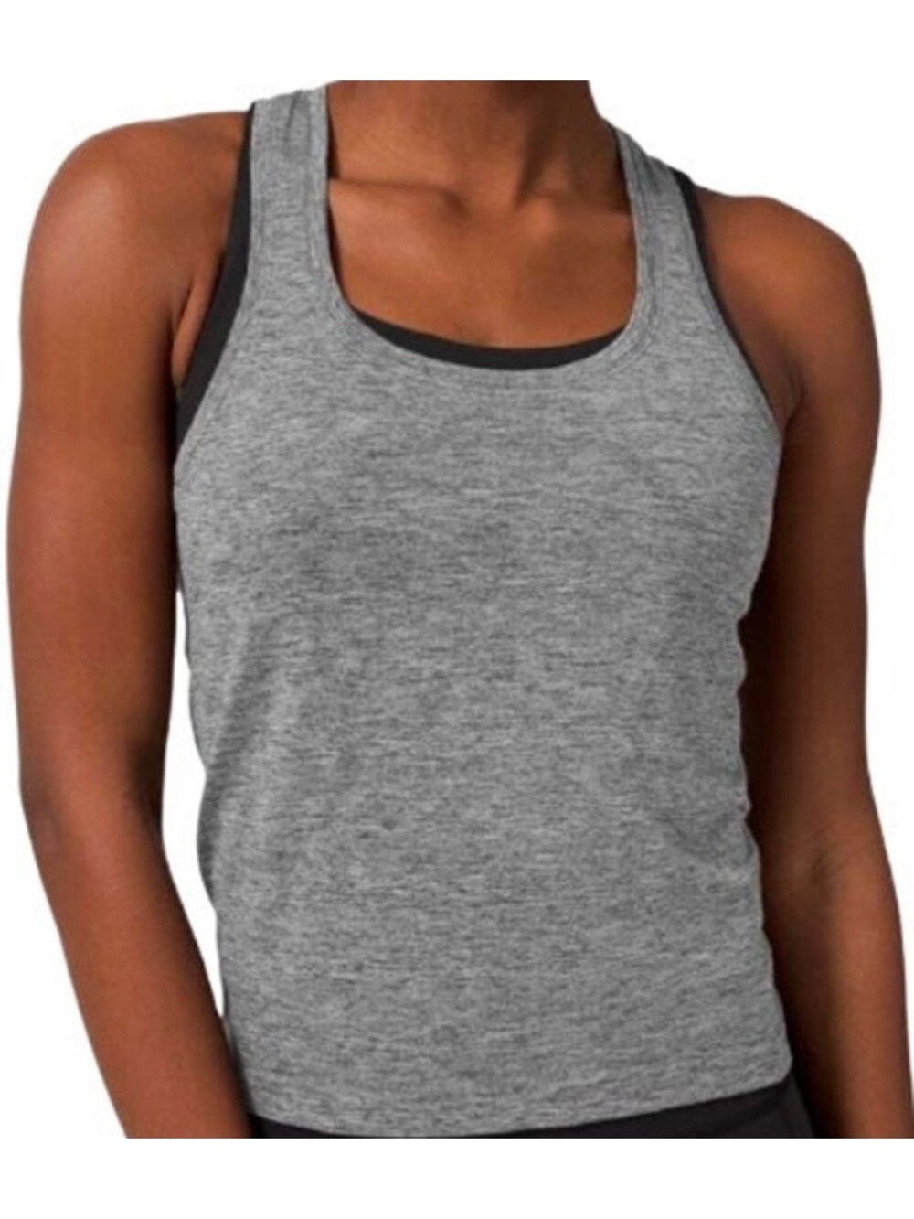 lululemon athletica Swiftly Tech Gray Racerback Crop Tank 2.0  Silverdrop